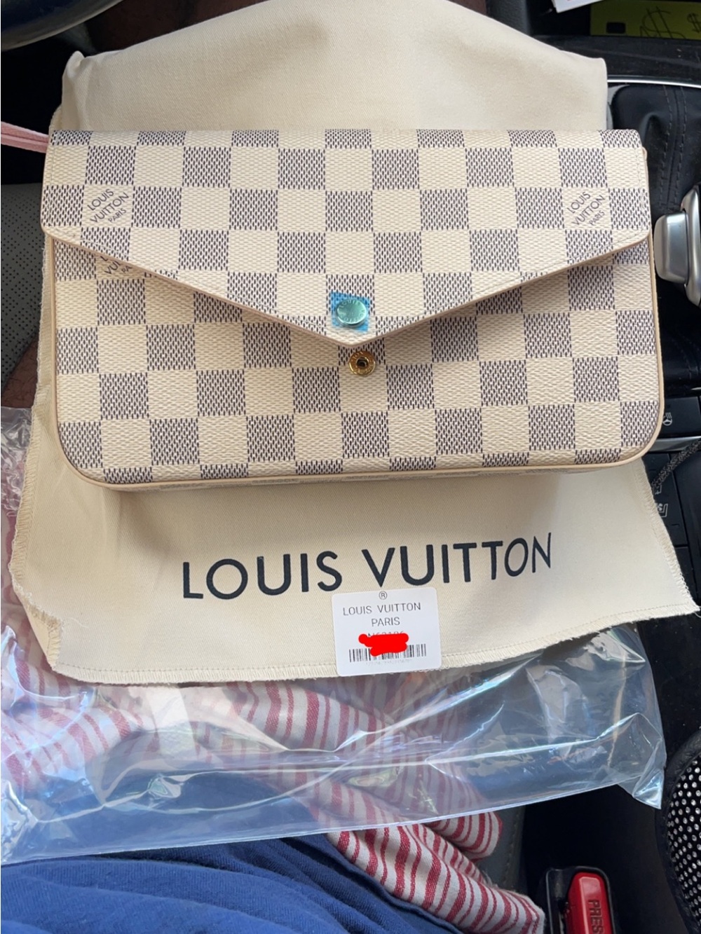 Louis Vuitton Felicie Damier Azur